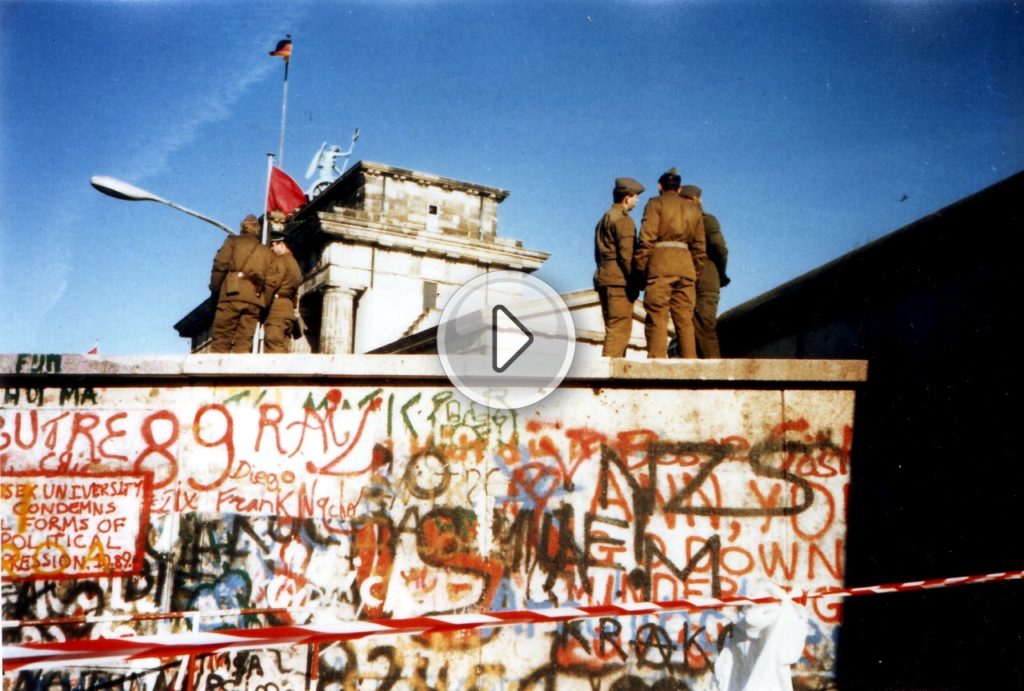 La caduta del Muro di Berlino 9 novembre 1989 immagini Commissione Europea