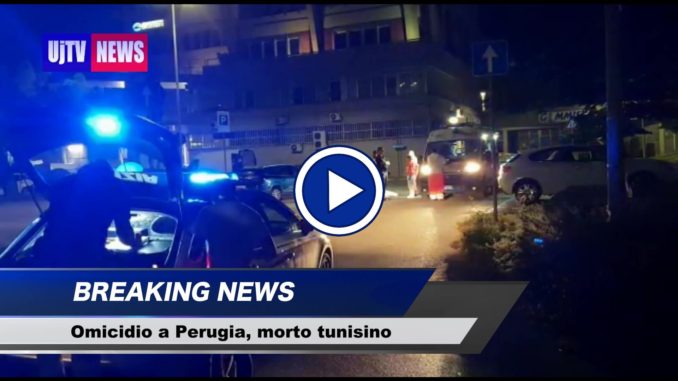 Omicidio nella notte a Perugia, video del luogo dell'accoltellamento, morto tunisino