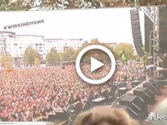 Germania, oltre 50mila al concerto anti-razzismo a Chemnitz