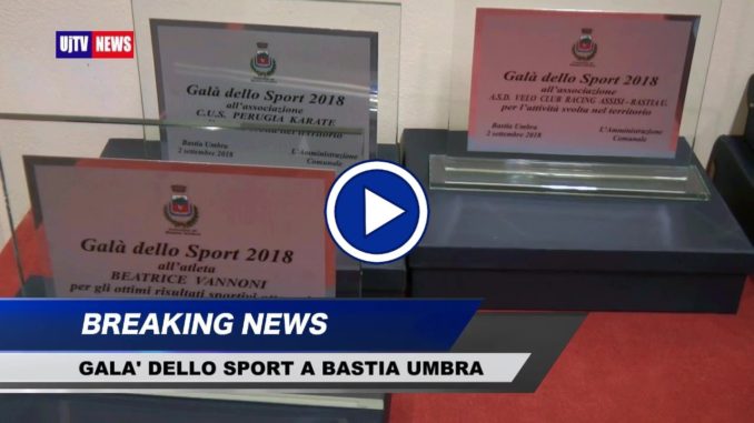 Galà dello Sport di Bastia Umbra consegnati anche “Premi alla Carriera”, il video