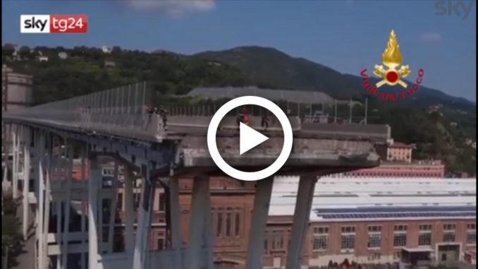 Genova, crollo del ponte, legge entro la metà del mese