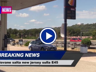Polstrada cerca straniero che salta new jersey su E45 non sarebbe il solo, video controlli