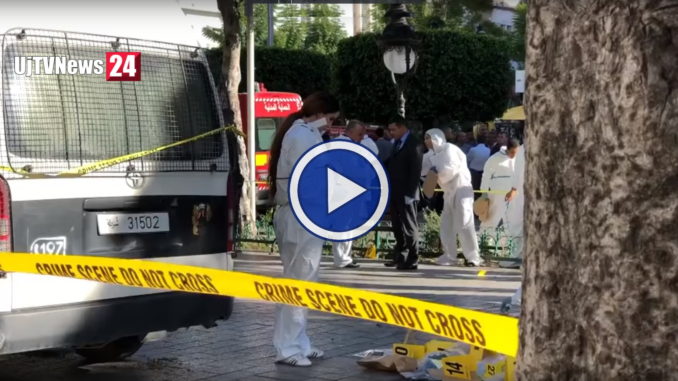 Donna kamikaze attacca la polizia a Tunisi, video del luogo dell'attentato