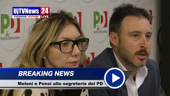 Pensi e Meloni candidati alla segreteria regionale del Pd, il video