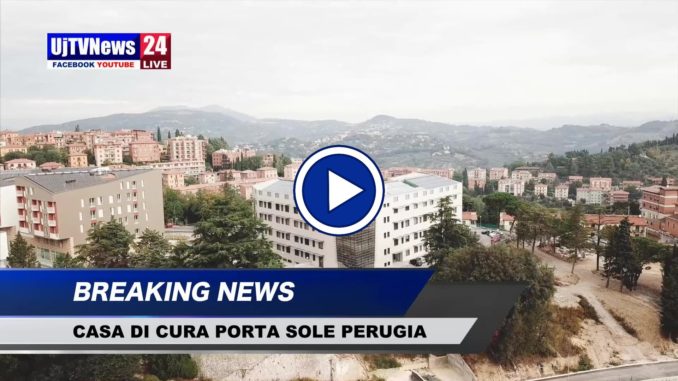 Casa di Cura Porta sole nuova clinica nella Nuova Monteluce a Perugia video in volo