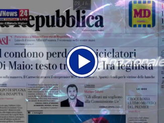 La video rassegna stampa nazionale di giovedì 18 ottobre 2018 