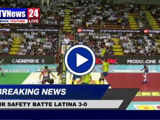 Sir Safety Conad Perugia batte per 3-0 la Top Volley Latina