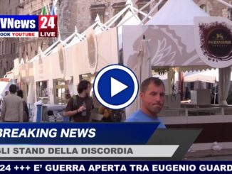 Eurochocolate, è guerra per stand in centro, tra Guarducci e Mercalli video allestimenti