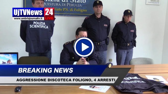 Aggressione di due giovani alla discoteca di Foligno, 4 arresti, il video