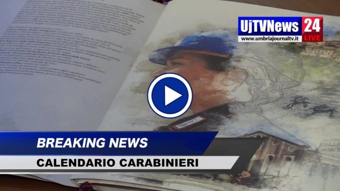 Presentato il Calendario dell'Arma dei Carabinieri, video Arma Perugia