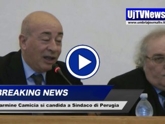 Carmine Camicia candidato a sindaco di Perugia, ecco la sua ricetta, video