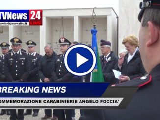 Perugia ricorda il Carabiniere Angelo Foccià, morto in Bosnia, video