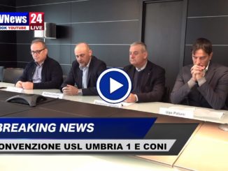 Usl Umbria 1 e Coni firmano convenzione, il video della firma