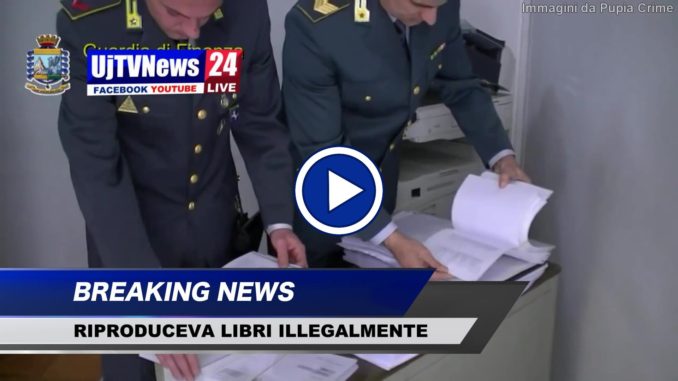 Riproduzione illegale di testi universitari pronti per studenti, video della Finanza