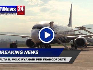 Aeroporto di Perugia, salta il volo Ryanair per Francoforte