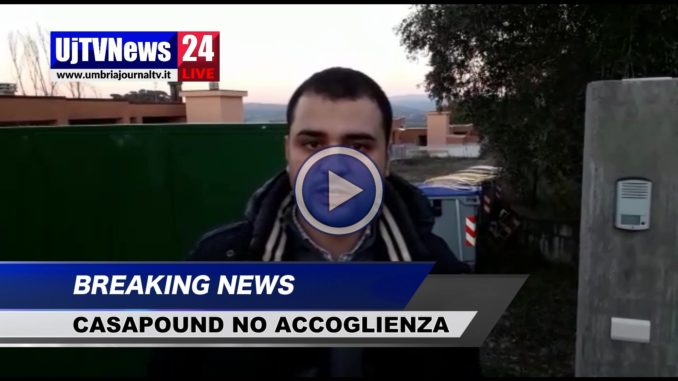 Blitz in via del Favarone, video CasaPound, basta business accoglienza