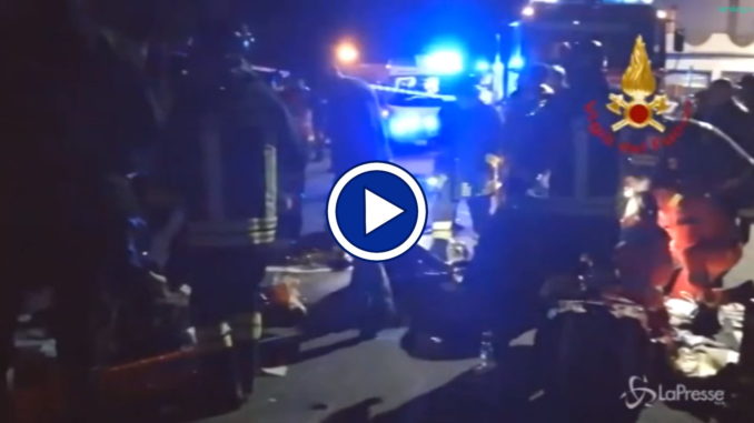 Ancona, tragedia in discoteca, almeno 6 morti e centinaia di feriti, immagini