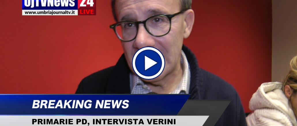 Primarie PD, le parole di Verini dopo vittoria di Bocci, intervista video 