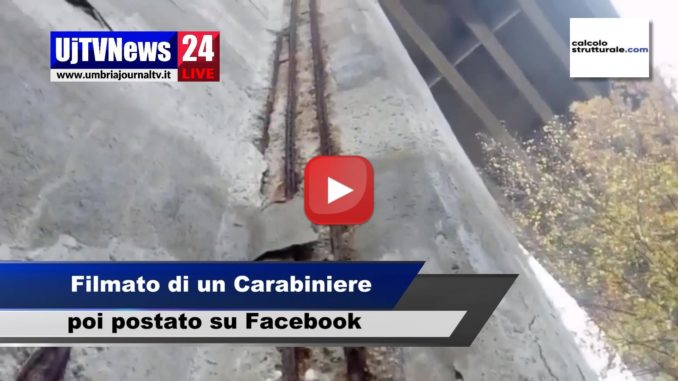 Viadotto Puleto E45 video di un carabiniere in pensione e ripreso da Calcolostrutturale