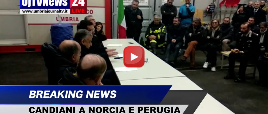 Sottosegretario all’Interno Candiani, oggi a Norcia e a Perugia, video