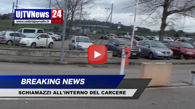 Protesta al carcere di Capanne, 4 detenuti minacciano agenti, VIDEO