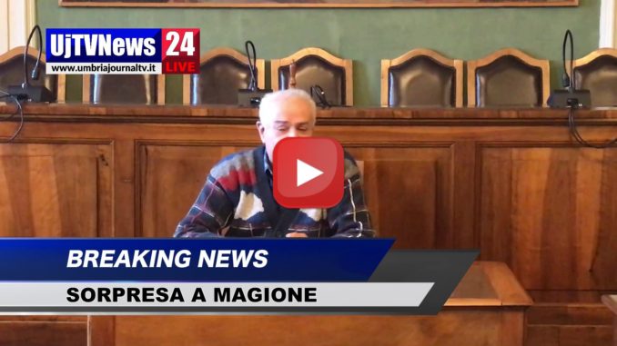 L'ingegner Michele Cinaglia fa un donazione alla Misericordia di Magione