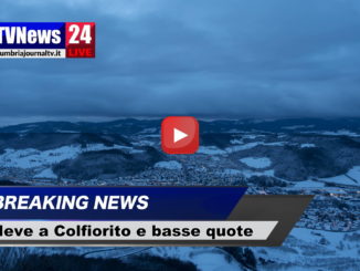 Nevica a Colfiorito e Valico della Somma, temperature in calo, il video