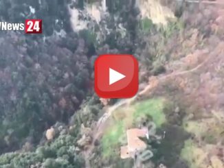 Anche un elicottero, video delle ricerche Sasu dell'anziano a Narni
