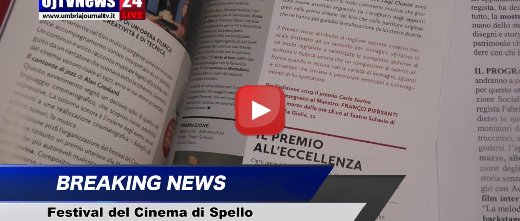 Festival del Cinema di Spello dedicato a Ermanno Olmi, video