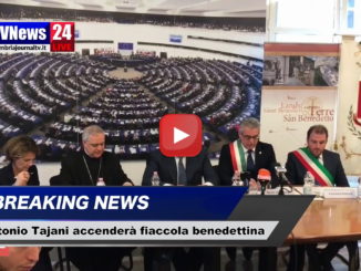 Il Presidente Antonio Tajani accenderà la fiaccola benedettina