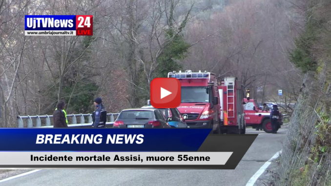 Incidente mortale ad Assisi, uomo di 55anni perde la vita, il video
