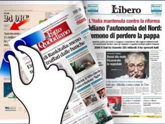 Rassegna stampa del 15 febbraio 2019 Umbria e nazionale