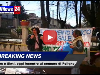 Incontro al comune di Foligno dopo incendio al campo rom di Sant'Eraclio