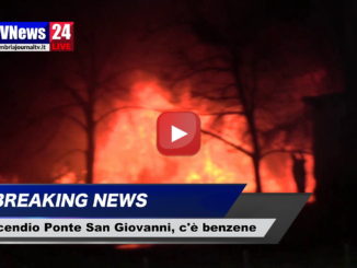 Incendio Ponte San Giovanni, Arpa, benzene 20 volte superiore, video
