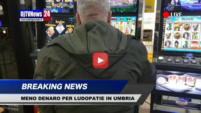 In Umbria meno denaro per ludopatie video intervista video a Luca Barberini