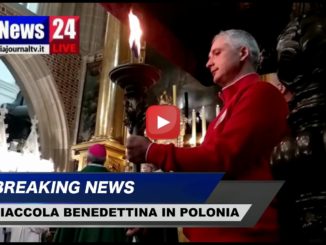 Nel campo di concentramento Auschwitz arriva la Fiaccola Benedettina