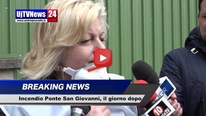 Incendio Ponte San Giovanni, intervista a Cristiana Simoncini dell'Arpa