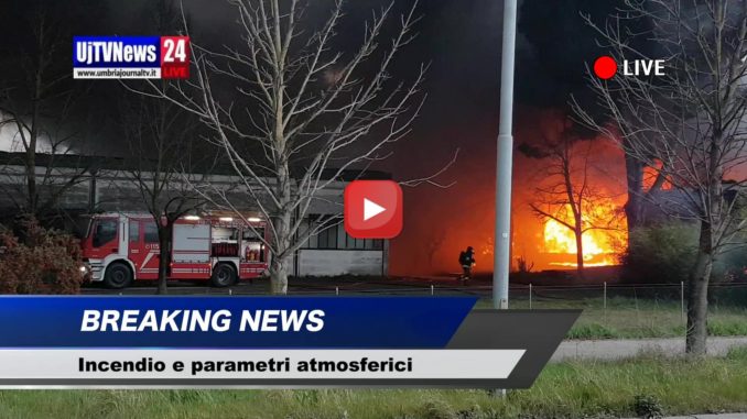 Incendio Ponte San Giovanni, Asl, parametri atmosfera nella norma video