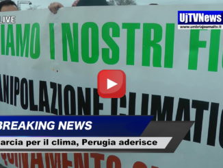 Perugia ha aderito alla Marcia per il Clima, video diretta
