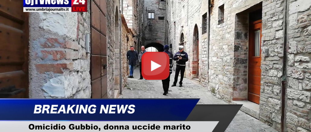 Omicidio nel centro storico di Gubbio, donna uccide il marito a coltellate