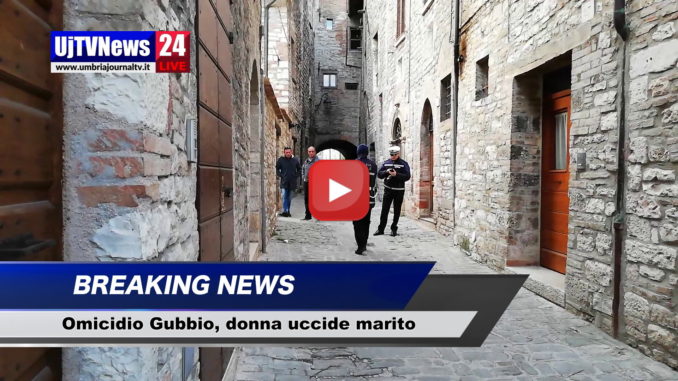 Omicidio nel centro storico di Gubbio, donna uccide il marito a coltellate