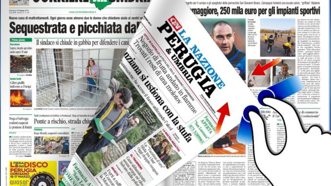 Rassegna stampa sfogliabile, umbra e nazionale, 17 marzo 2019