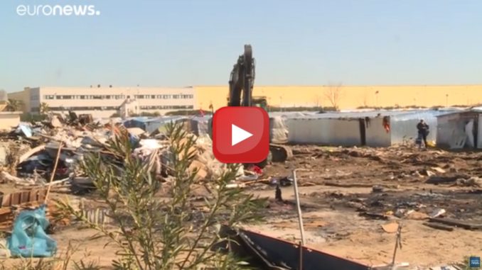 San Ferdinando, le ruspe sulla tendopoli con una operazione annunciata