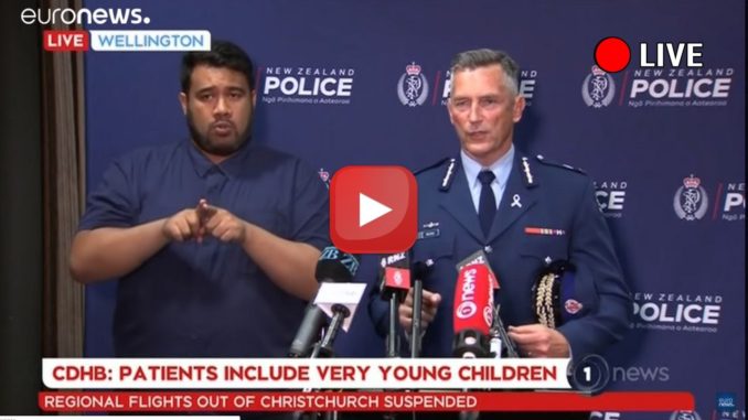 Strage in Nuova Zelanda Christchurch, video conferenza stampa Polizia, sviluppo indagini