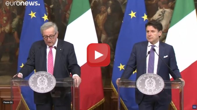 Juncker: "Preoccupato per la regressione italiana", ha incontrato Conte