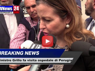Ministro della Salute Giulia Grillo visita l'azienda ospedaliera di Perugia