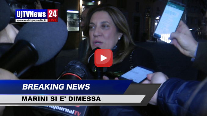 Catiuscia Marini si è dimessa, la Regione Umbria non ha più la Presidente, subentra Vice