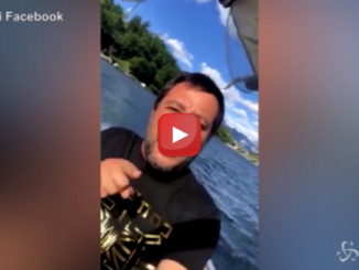 Salvini sul lago di Como: "Controllo che non ci siano barconi all'orizzonte"
