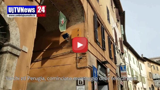 Varchi ztl Perugia, cominciato montaggio delle telecamere