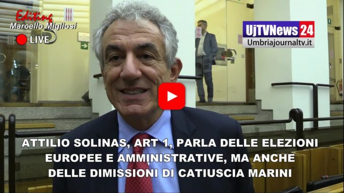 Attilio Solinas, Art 1, parla delle elezioni Europee e amministrative